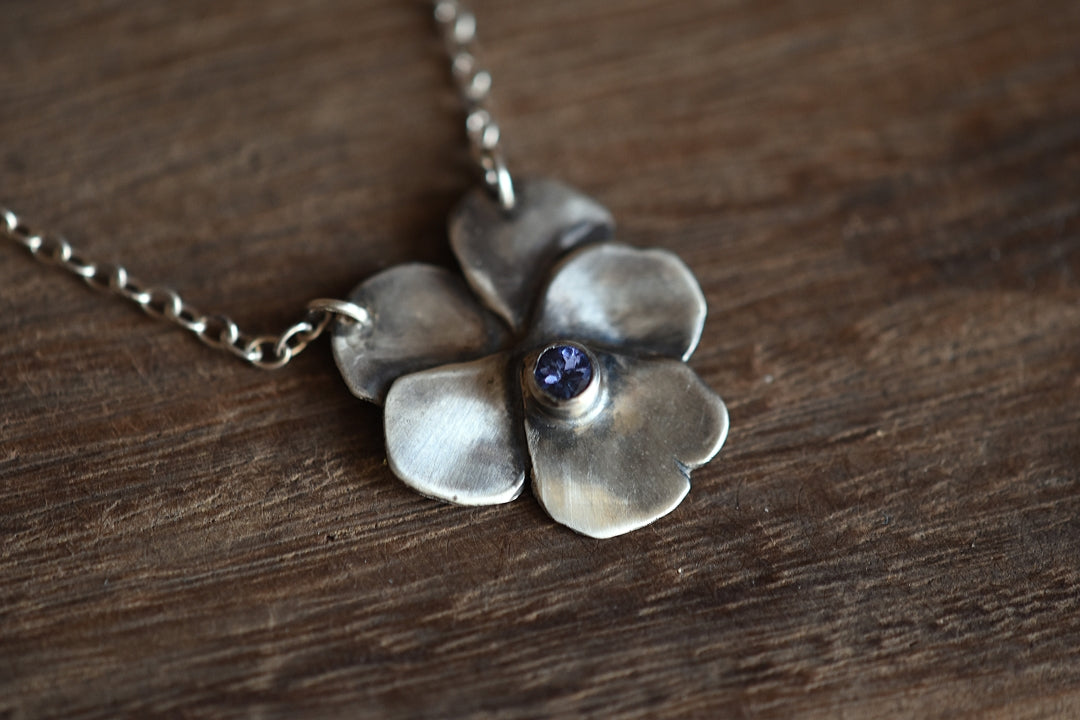 VOILET TANZANITE - ketting