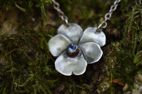 VOILET TANZANITE - ketting
