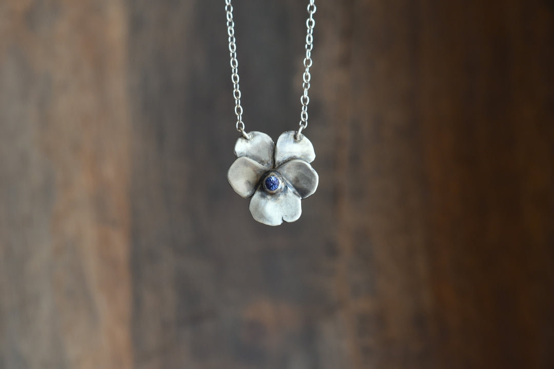 VOILET TANZANITE - ketting